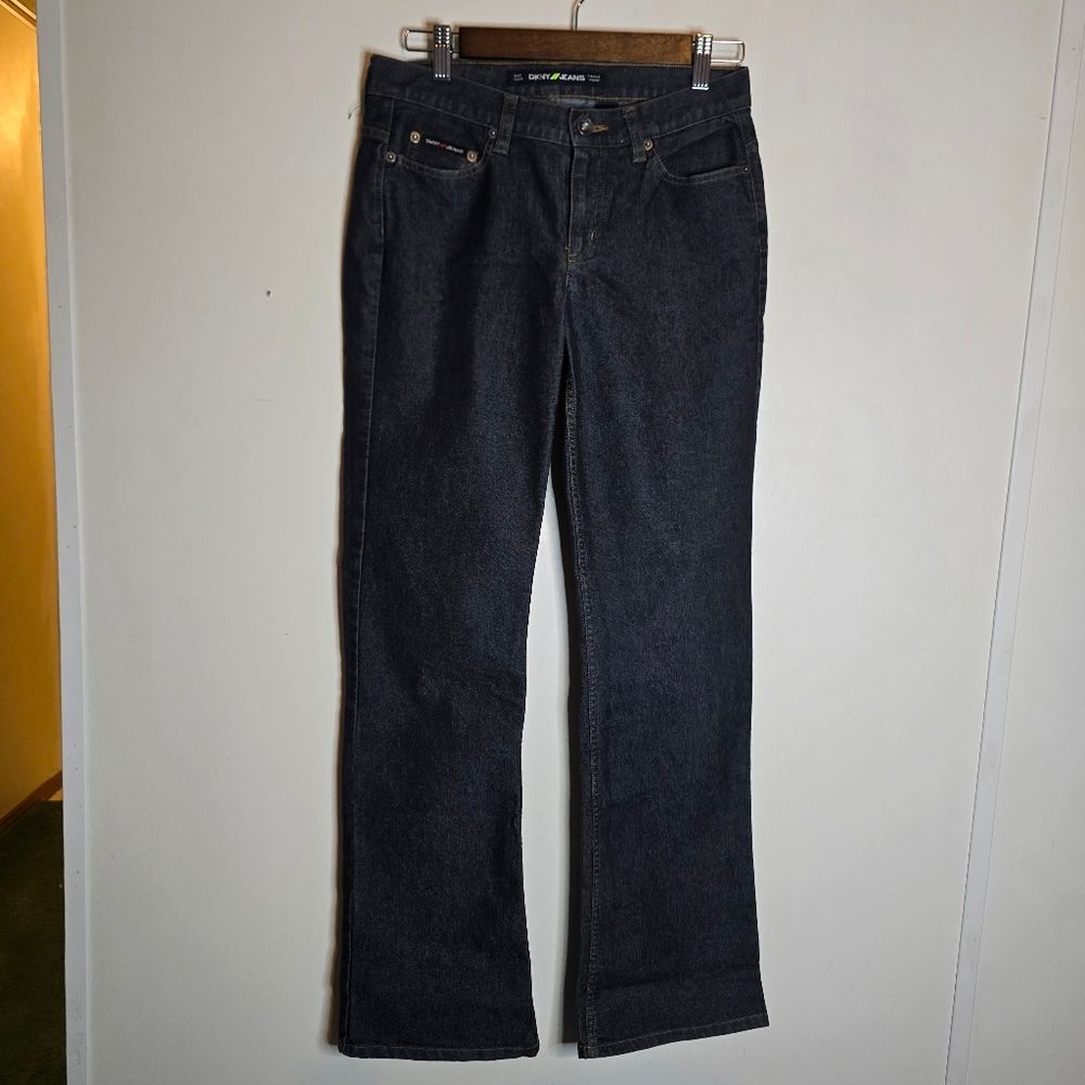 DKNY Jeans Womens Size 4 Dark Wash Bootcut Denim Pants